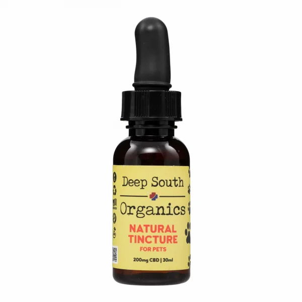 A bottle of natural tincture for the skin.